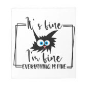 お保客様自身のデザイン – メモ帳 (正面)