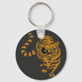 お保家の猫は幸せ キーホルダー (正面)