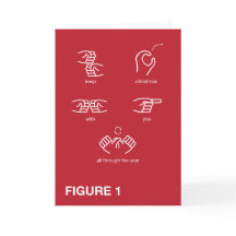 お保手話カード付きクリスマス