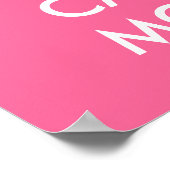 お保母さんに電話 |カスタマイズ可能ポスター ポスター (角)