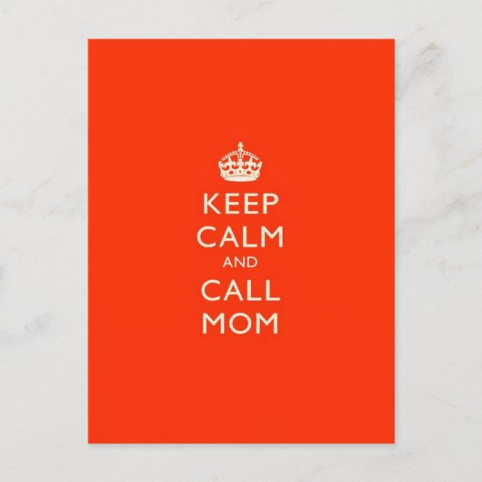 お保母さんに電話 ポストカード (正面)