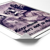 お保母さんはばか ポスター (角)