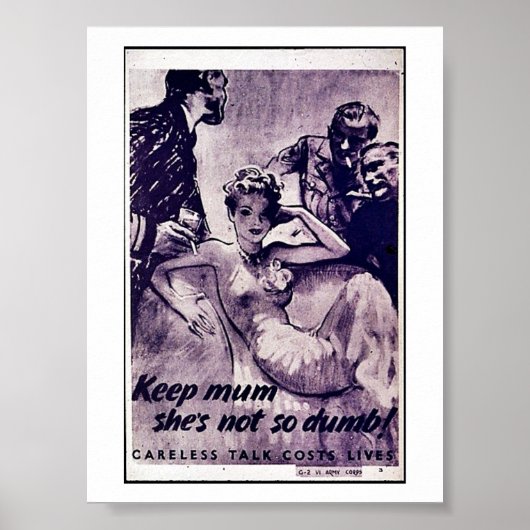 お保母さんはばか ポスター (正面)