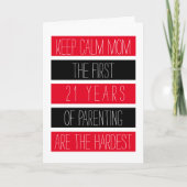 お保母さん…皮肉♥母おもしろいの日 カード (正面)