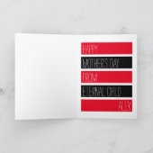 お保母さん…皮肉♥母おもしろいの日 カード (内部)