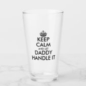 お保父さんの日におもしろいを取り扱う タンブラーグラス (正面)