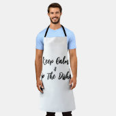 お保皿を静かに食べる エプロン (着用した状態)