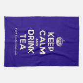 お保茶を飲む キッチンタオル (横)