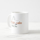 お保茶を飲む コーヒーマグカップ (正面左)