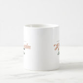 お保茶を飲む コーヒーマグカップ (中央)