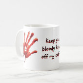 お保血がコーヒーマグを離す コーヒーマグカップ (正面左)