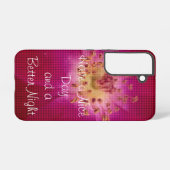 お保護使いのデスタイリッシュバイスは良い日を過ごす SAMSUNG GALAXYケース (裏面横)