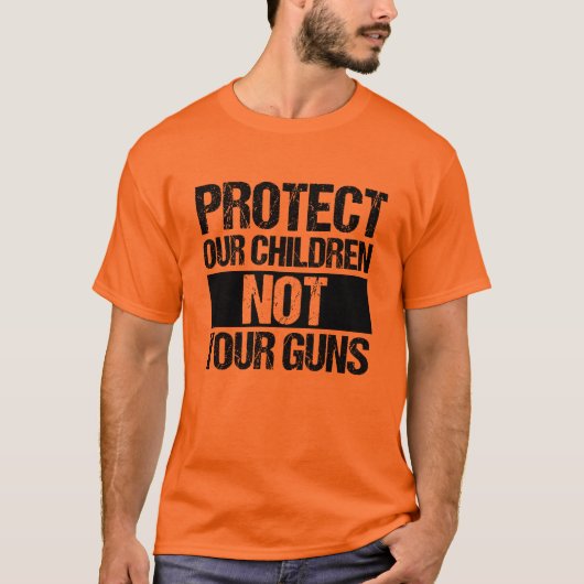 お保護前の銃ではない我々の子供 Tシャツ (正面)