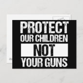 お保護前の銃ではなく我々の子供たち ポストカード (正面/裏面)