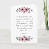 お信じ前のハートの福音のキリスト教 カード (正面)