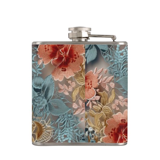 お借りしたもの、青いもの フラスク (裏面)