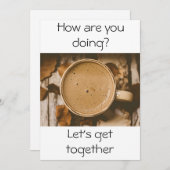 お元気ですか？ 招待状 (正面/裏面)