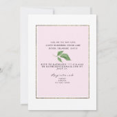 お兄さんからお姫様へ　ベイビーシャワーの招待状 招待状 (裏面)