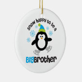 お兄さんがあること幸せな雪 セラミックオーナメント (右)