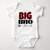 お兄さんとマッチング ベビーボディスーツ (正面)