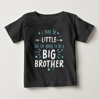 お兄さんになるよ！とってもかわいいお知らせTシャツ ベビーTシャツ