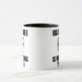 お兄さんのポートレートのマグ マグカップ (中央)