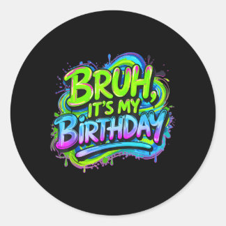 お兄さんの誕生日 楽しい ゲーム 誕生日 男の子 ティーン メーム ラウンドシール