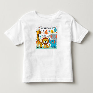 お兄さんの4 トドラーTシャツ