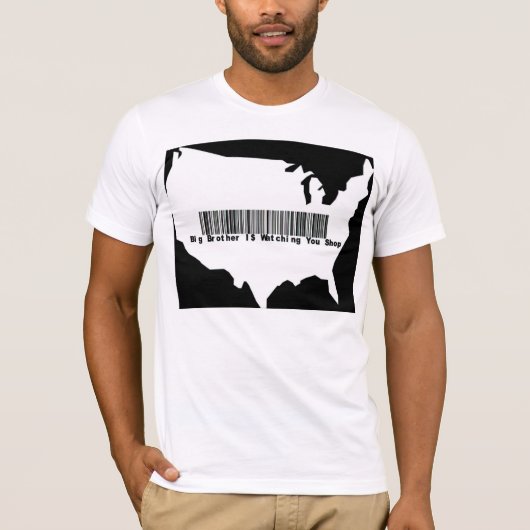 お兄さんは買物をするのを見ています Tシャツ (正面)