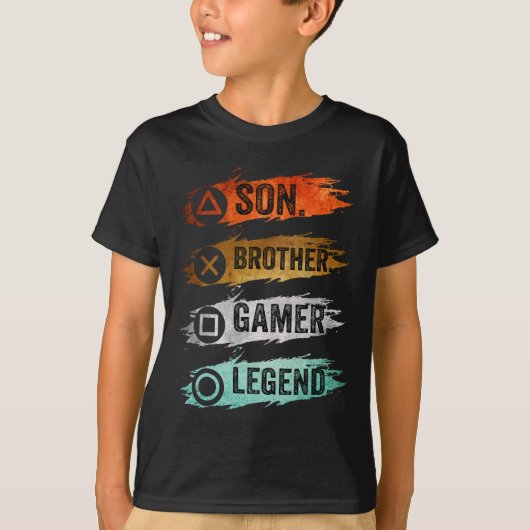 お兄さんへのレトロゲームギフト Tシャツ (正面)