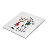 お兄さんプレゼント付きの姉さん タイル (側面)