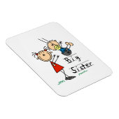 お兄さんプレゼント付きの姉さん マグネット (右側)