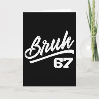 お兄さん67 ミーム 面白い数字 6 7 コスチューム 子ども ユース B カード