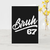 お兄さん67 ミーム 面白い数字 6 7 コスチューム 子ども ユース B カード (黄色い花)