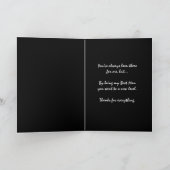 お兄さん - 結婚式 ベストマン 御礼 サンキューカード (内部)