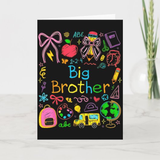 お兄さん 赤ちゃん お兄さん 男 妊婦 先生 ペン カード (正面)