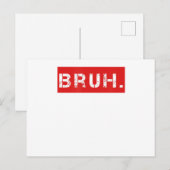 お兄さん 面白いミーム 説明 兄への挨 ポストカード (正面/裏面)