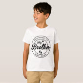 お兄さんTシャツ、ビッグブラザーに昇格Tシャツ、 Tシャツ (正面フル)