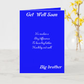 お兄ちゃんいいグリーティングカード カード (黄色い花)