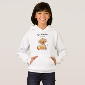 お兄ちゃんお姉ちゃん プードルとボールTシャツ (正面フル)