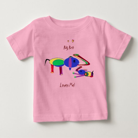 お兄ちゃんが愛してるよ ベビーTシャツ (正面)