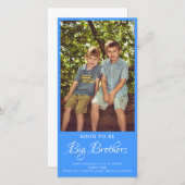 お兄ちゃんの妊娠が間もなく  案内状 (正面/裏面)