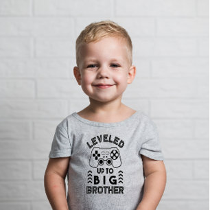 お兄ちゃんレベルアップ！ トドラーTシャツ
