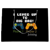 お兄ちゃん並のゲームギフトプレゼント ラージペーパーバッグ (正面)