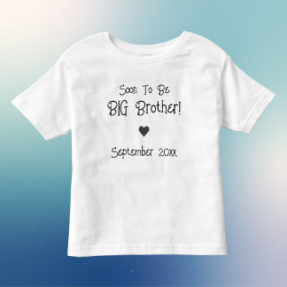 お兄ちゃん妊娠発表 トドラーTシャツ
