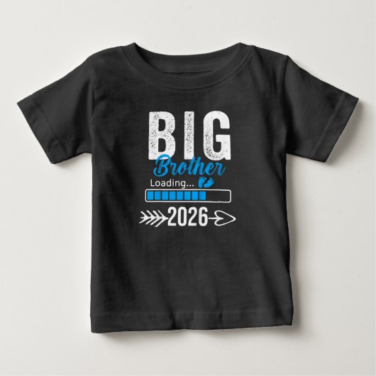 お兄ちゃん登場2026, お兄ちゃんに昇格 ベビーTシャツ (正面)