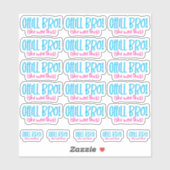 お兄ちゃん！（彼女が勝った）ビニールシール シール (シート)