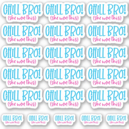 お兄ちゃん！（彼女が勝った）ビニールシール シール (正面)