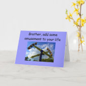 お兄様、楽しみを加えて誕生日 カード (黄色い花)