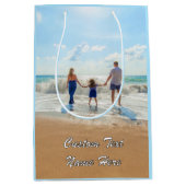 お写真とテキストでオリジナルのギフトバッグを作成 ミディアムペーパーバッグ (正面)